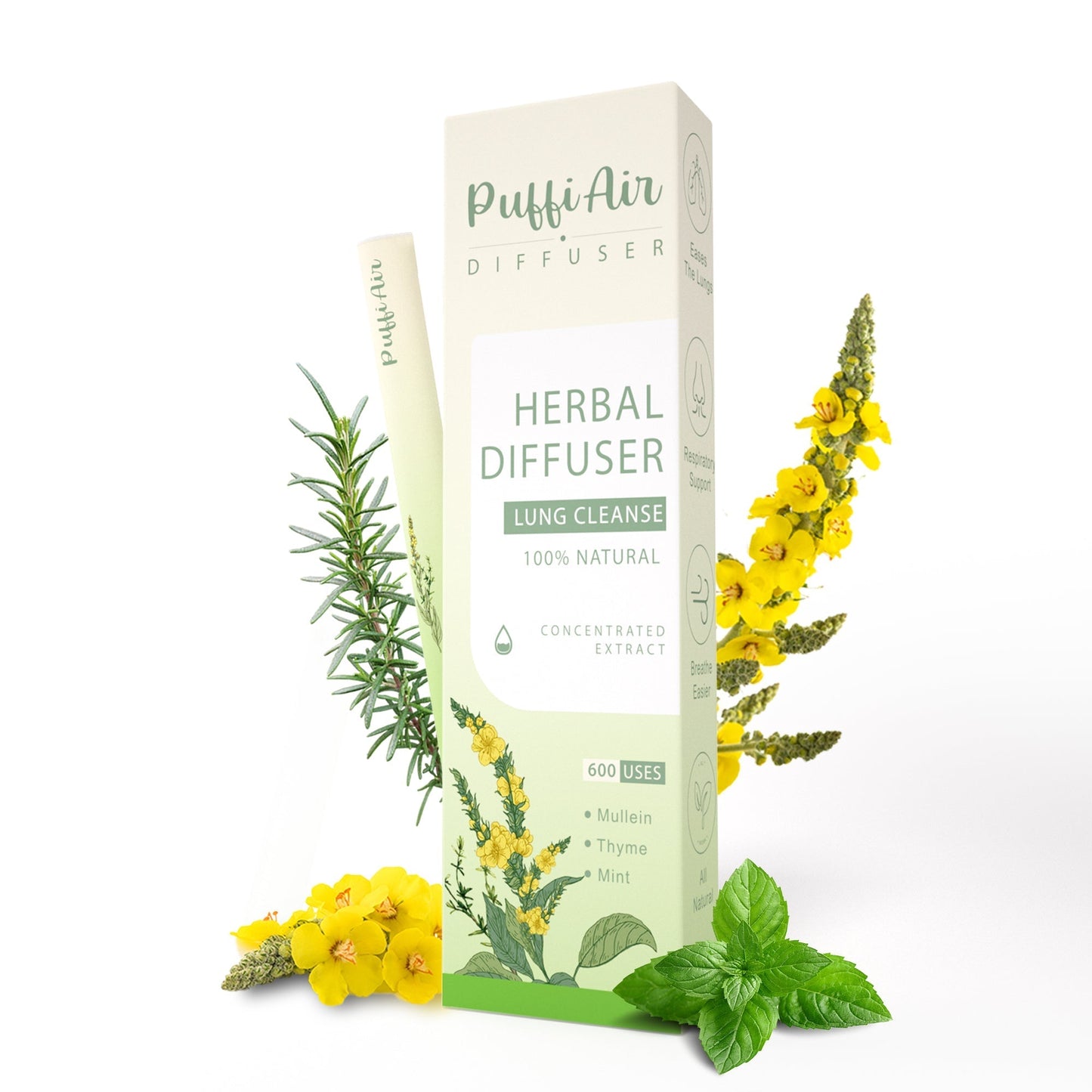 New Upgrade Herbal Diffuser - 600 Uses
